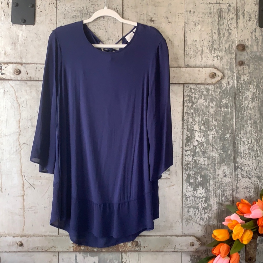 Chico’s Navy Tunic size 2